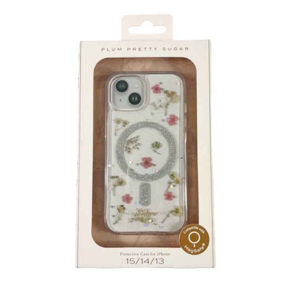 Plum Pretty Sugar iPhone 15/14/13 Floral Case NEW - Picture 1 of 2